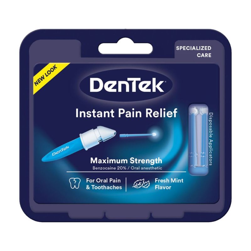 Photo 1 of DenTek Instant Oral Pain Relief Advanced Kit, Benzocaine 20% Maximum Strength
Exp 9/2026