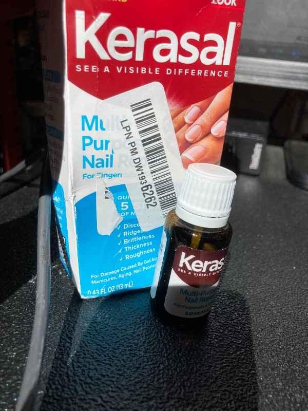 Photo 1 of Kerasal Multi-Purpose Nail Repair, Nail Solution for Discolored and Damaged Nails, 0.43 fl oz