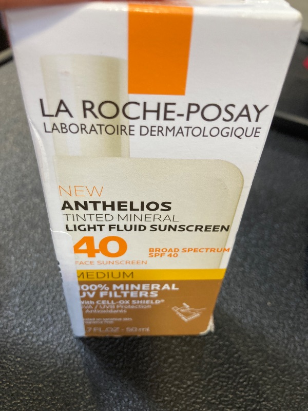 Photo 1 of La Roche-Posay Anthelios Tinted Sunscreen SPF 40+, Broad Spectrum SPF + Antioxidants, Titanium Dioxide & Zinc Oxide Sunscreen, 4 Flexible Shades With No White Cast, Oil Free & Oxybenzone Free