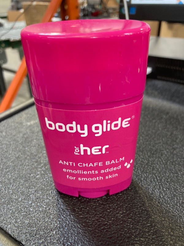 Photo 1 of Body Glide For Her Anti Chafe Balm | Chafing stick with added emollients | Great for dry, sensitive skin and/or sensitive areas | Use on chest, bra, butt, groin, arm, and thigh chafing | 1.5oz