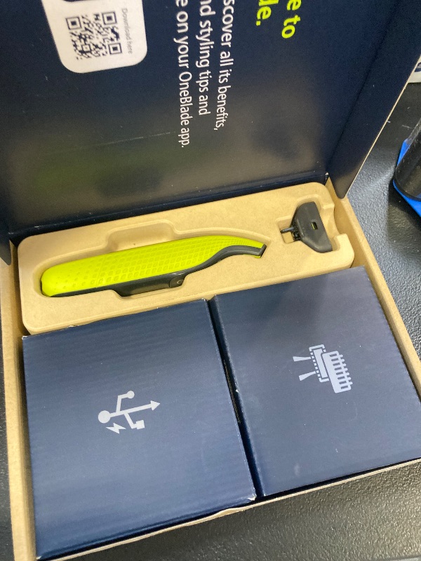Photo 1 of Philips Norelco OneBlade 360 Hybrid Face, Electric Beard Trimmer and Shaver, with 360 Blade Technology, 1x 360 Blade for Face, 5in1 Adjustable Comb, Model QP2724/90