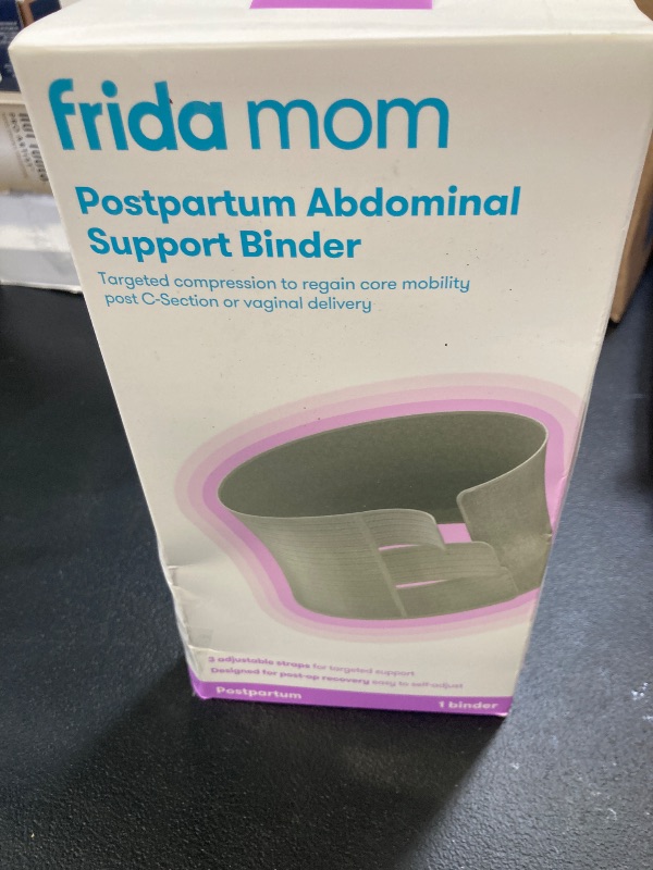 Photo 1 of Frida Mom Belly Binder Postpartum Recovery, for Natural Delivery & C-Section Recovery, 9" High Adjustable Compression Wrap