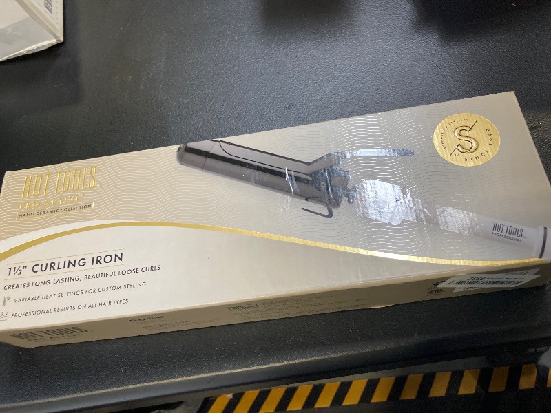 Photo 1 of Hot Tools Pro Artist Nano Ceramic Curling Iron/Wand | For Smooth, Shiny Hair (1-1/2” in)