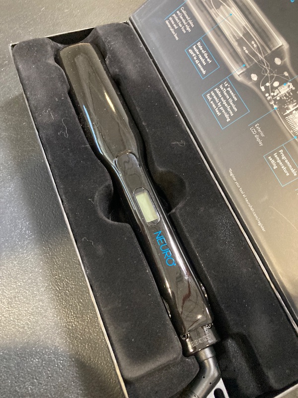 Photo 1 of Neuro by Paul Mitchell Smooth Titanium Flat Iron, Adjustable Heat Settings, For Advanced Smoothing + Straightening, 1.5"