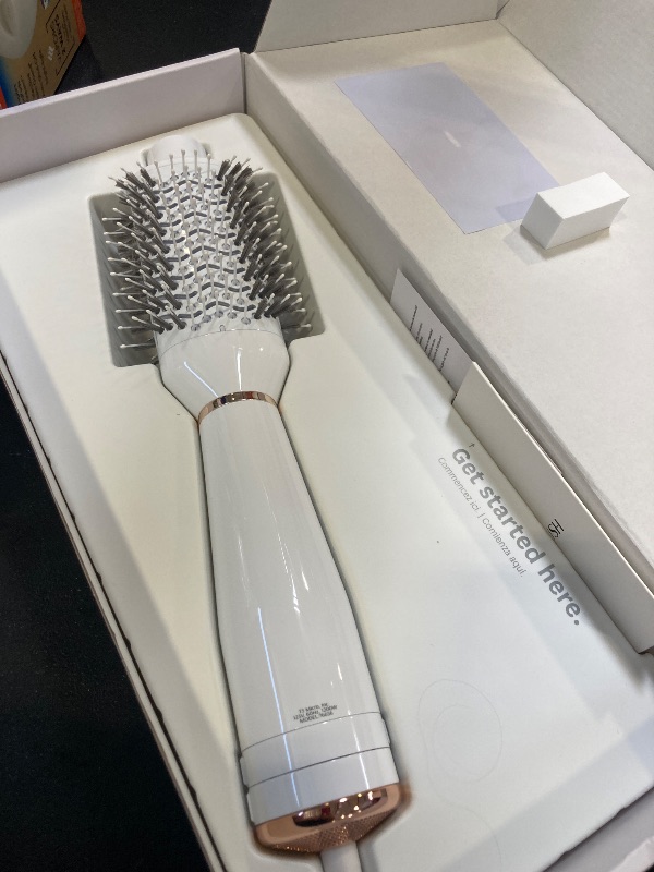 Photo 1 of T3 AireBrush One-Step Smoothing and Volumizing Hair Dryer Brush, Blow Dryer Brush for Fast Drying and Styling with Multiple Heat and Speed Settings, Ceramic Oval Brush and Cool Shot