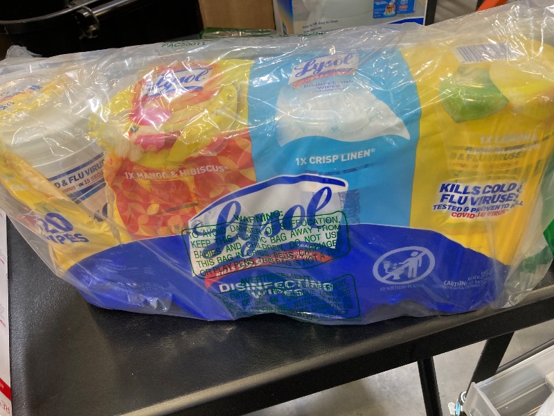 Photo 1 of Lysol Disinfecting Wipes Bundle, Home Apartment Dorm Room Essentials and Cleaning Supplies, All Purpose Cleaner, Multi-surface Cleaning Wipes, Multi-Scent Sanitizing Wipes Bundle, 80 Count (4pk)