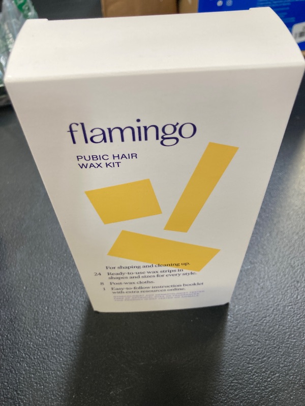 Photo 1 of Flamingo Pubic Hair Wax Kit - 24pk