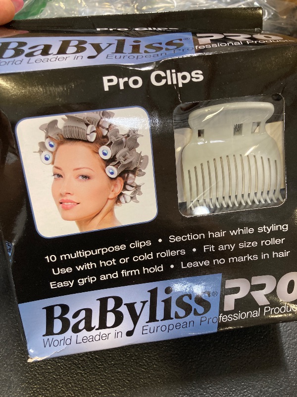Photo 1 of BabylissPRO Clips for Rollers, 10 Count (Pack of 1)