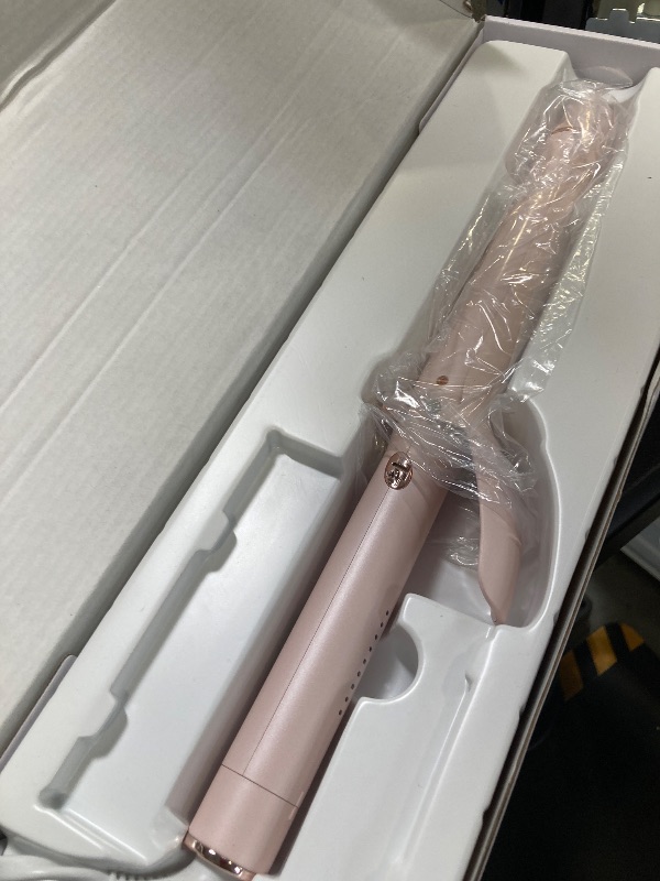 Photo 1 of T3 SinglePass Curl X Extra-Long Barrel Curling Iron with 9 Heat Settings and Ceramic Barrel for Fast Styling and Lasting Results on All Hair Types