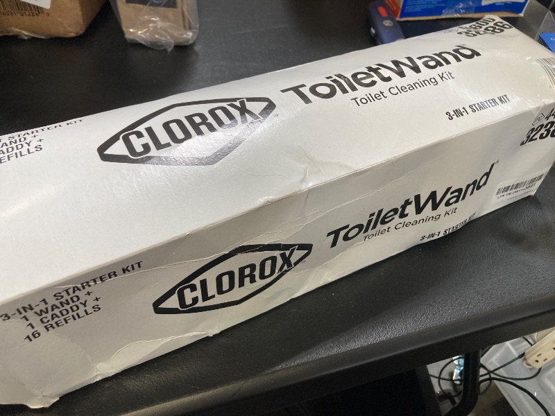 Photo 1 of Clorox ToiletWand Disposable Toilet Cleaning System - ToiletWand, Storage Caddy and 16 Disinfecting Refill Heads