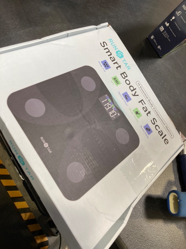 Photo 1 of Scale for Body Weight and Fat Percentage, RunSTAR Digital Accurate Bathroom Smart Scale with Large Display, FSA&HSA Eligible 13 Body Composition Analyzer Sync App