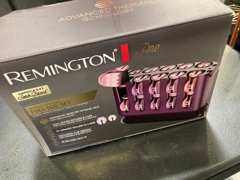 Photo 1 of Remington Pro Hair Setter Hot Rollers, Curlers With Thermaluxe Advanced Thermal Technology