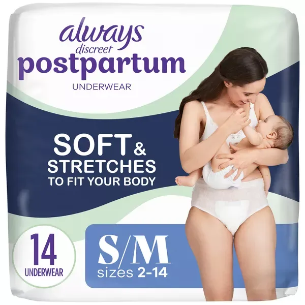 Photo 1 of Always Discreet Incontinence Underwear - Maximum - S/M - 14ct