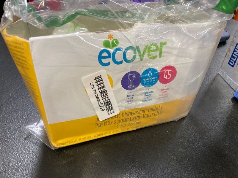 Photo 1 of Ecover Automatic Dishwasher Soap Tablets, Citrus, 45 Count