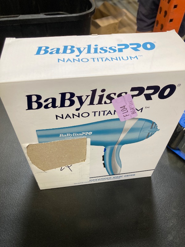Photo 1 of BaBylissPRO Hair Dryer, Nano Titanium 2000-Watt Blow Dryer, Hair Styling Tools & Appliances, BNT5548