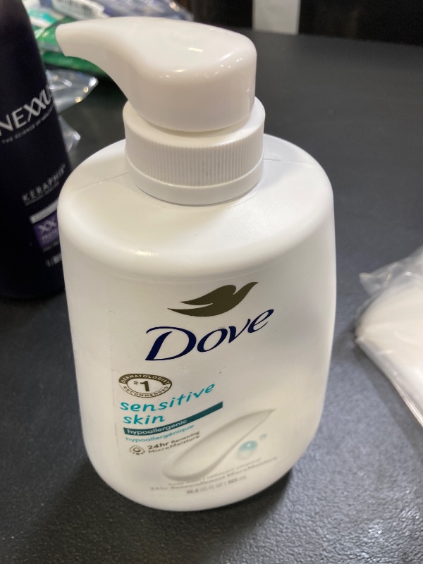 Photo 1 of Dove Body Wash with Pump Sensitive Skin For 24hr Lotion-Soft Skin Moisturizing Skin Cleanser Gentle Hypoallergenic Formula with No Sulfates No Parabens 30.6 oz