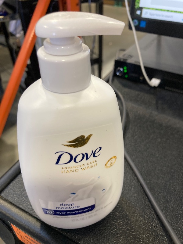 View 2 of Dove Advanced Care Deep Moisture Hand Wash for Soft, Smooth Skin, More Moisturizers than the Leading Ordinary Hand Soap, 12 oz 2 pack