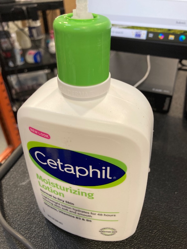 Photo 1 of Cetaphil Face & Body Moisturizer, Hydrating Moisturizing Lotion for All Skin Types, Suitable for Sensitive Skin, NEW 20 oz, Fragrance Free, Hypoallergenic, Non-Comedogenic