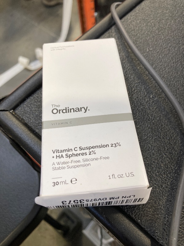 Photo 1 of The Ordinary Vitamin C Suspension 23% + Hyaluronic Acid Spheres 2%, Serum with Pure L-Ascorbic Acid, 1 Fl Oz