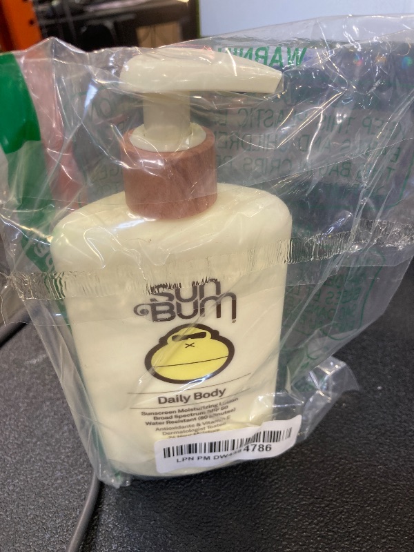 Photo 1 of Sun Bum Daily SPF 50 Sunscreen Body Lotion - Broad Spectrum Moisturizing Sunscreen with Vitamin E - Vegan and Hawaii 104 Act Compliant (Without Octinoxate & Oxybenzone) - Dermatologist Tested - 8 oz
