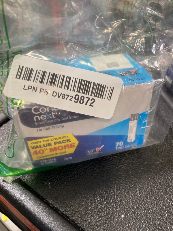 Photo 1 of Contour Next Blood Glucose Test Strips for Diabetes, 70 Count (Pack of 1)