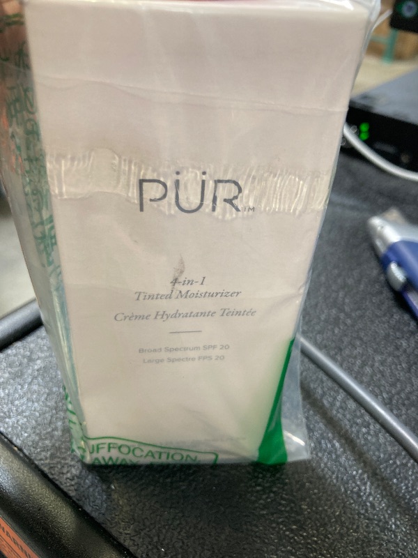 Photo 1 of PUR Beauty 4-in-1 Tinted Moisturizer with SPF 20 - Hydrating Skin Tint Face Moisturizer, Primer & Foundation with Shea Butter, Aloe Vera & Vitamin B3 - Vegan Friendly, Paraben Free (Fair Ivory)
