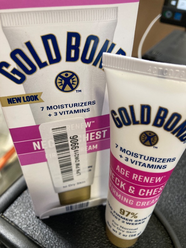 Photo 1 of Gold Bond Age Renew Neck & Chest Firming Age Renew Cream, 2 oz., Clinically Tested Skin Firming Cream