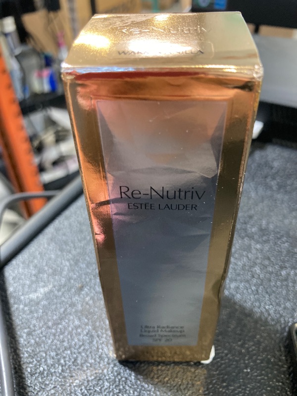 Photo 1 of Estée Lauder Re-Nutriv Ultra Radiance Liquid Foundation SPF 20 | Luxurious, Hydrating, Long-Wearing, 1 Fl Oz, 2W0 Warm Vanilla
