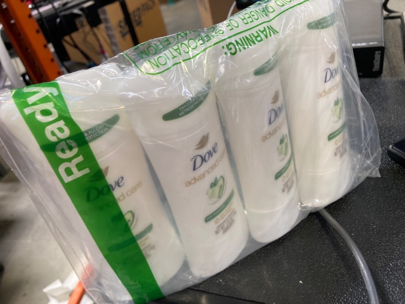 Photo 1 of Dove Advanced Care Antiperspirant Deodorant Stick Cool Essentials 4 ct for helping your skin barrier repair after shaving 72 hour odor control and sweat protection with Pro Ceramide Technology 2.6 oz