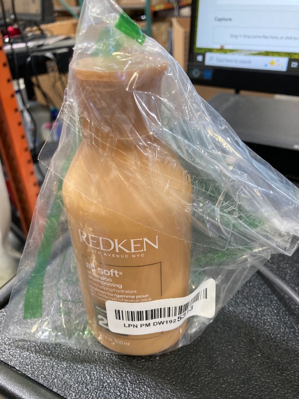 Photo 1 of Redken All Soft Shampoo | Deeply Moisturizes and Hydrates | Softens, Smooths, and Adds Shine | Safe for Color-Treated Hair | Nourishing Shampoo for Dry Hair | With Argan Oil