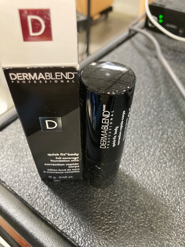 Photo 1 of Dermablend Quick-Fix Body Makeup Full Coverage Foundation Stick, Water-Resistant Body Concealer for Imperfections & Tattoos, 0.42 Oz