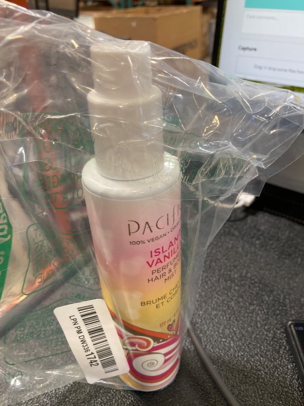 Photo 1 of Pacifica Island Vanilla Hair Mist Perfume and Full Body Spray for Women - Fragrance Spray for A Mood-Lifting Experience, Paraben-Free, Clean Beauty No Alcohol, Vegan & Cruelty-Free, 6 oz oz