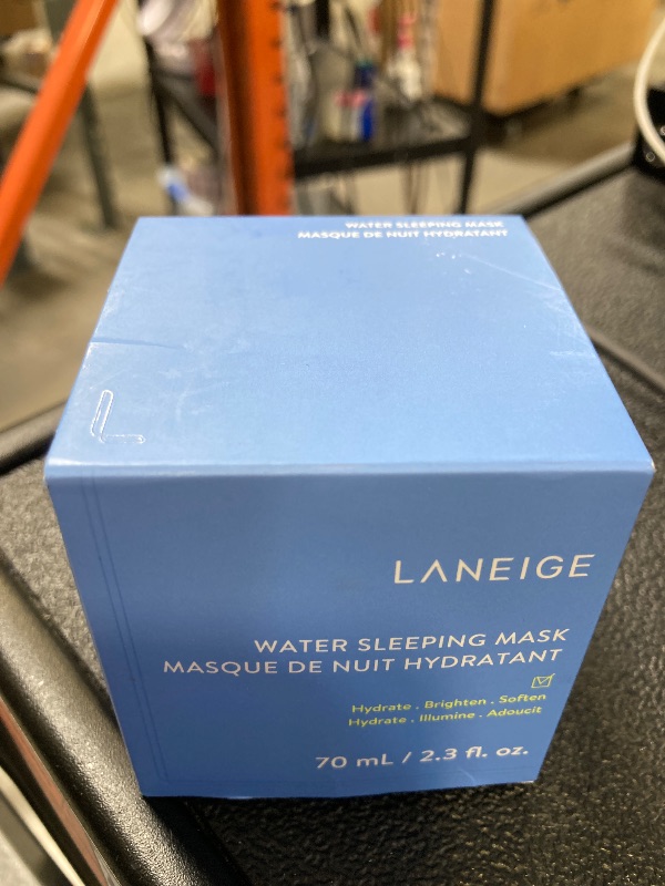 Photo 1 of LANEIGE Water Sleeping Mask: Korean Overnight Mask, Squalane, Probiotic-Derived Complex, Hydrate, Barrier-Boosting, Visibly Smooth and Brighten