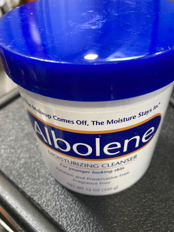 Photo 1 of Albolene Face Moisturizer & Makeup Remover – Fragrance-Free Cleansing Balm with Beta-Carotene – Hydrating Facial Cleanser for Soft, Supple Skin, Gently Removes Makeup & Dirt, (12 oz)