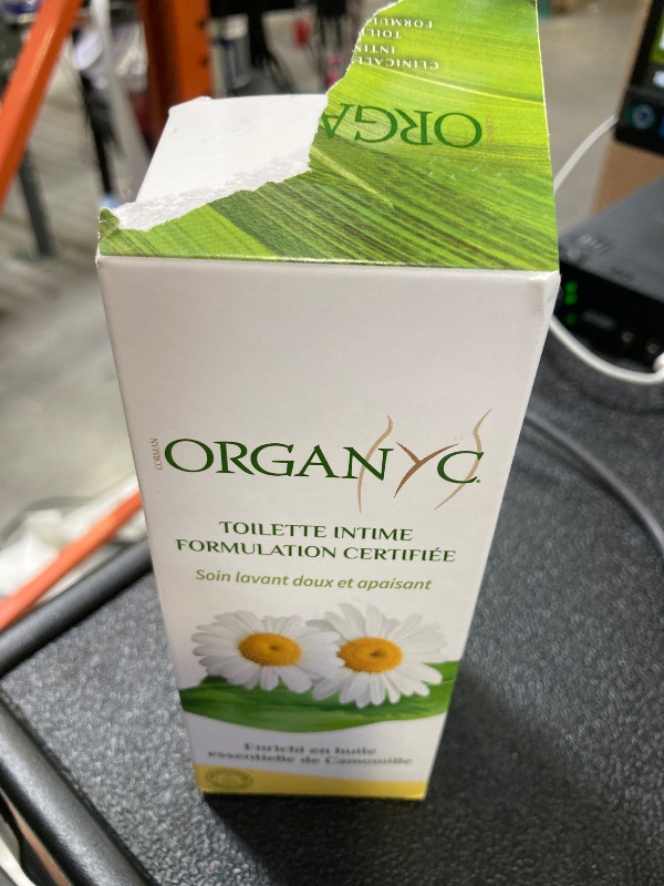 Photo 1 of Organyc Feminine Intimate Wash for Sensitive Skin with Chamomile, Free from Chlorine, Parabens, SLS/SLES, and Synthetic Perfumes 8.5 Fluid Ounce