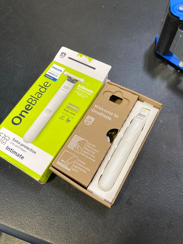 Photo 1 of Philips Norelco OneBlade Intimate, Designed for Pubic Grooming, Trim & Shave with Extra Skin Protection, Waterproof, Model QP1924/70