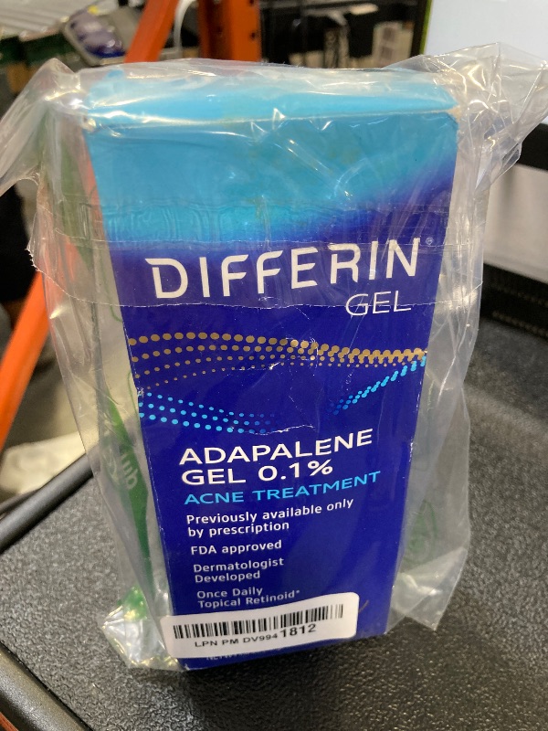 Photo 1 of Differin Acne Treatment Gel, 90 Day Supply, Retinoid Treatment for Face with 0.1% Adapalene, Gentle Skin Care for Acne Prone Sensitive Skin, 45g Pump (Packaging May Vary)