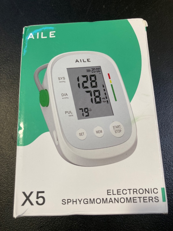 Photo 1 of Blood Pressure Monitor, AILE Blood Pressure Machine Upper Arm Large Cuff(8.7"-16.5"), High Automatic Blood Pressure Monitors Cuff for Home Use, (BP) Manual Arm Blood Pressure Monitors, 2 * 99 Memory