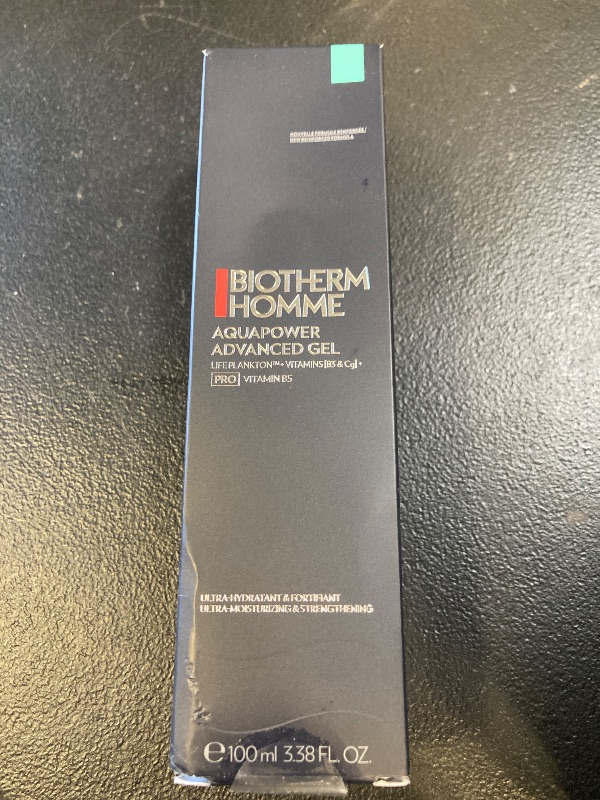 Photo 1 of Biotherm Aquapower Advanced Gel, Men's Face Moisturizer That Hydrates And Strengthens Skin, Fresh And Fast-Absorbing Water-Gel Formula