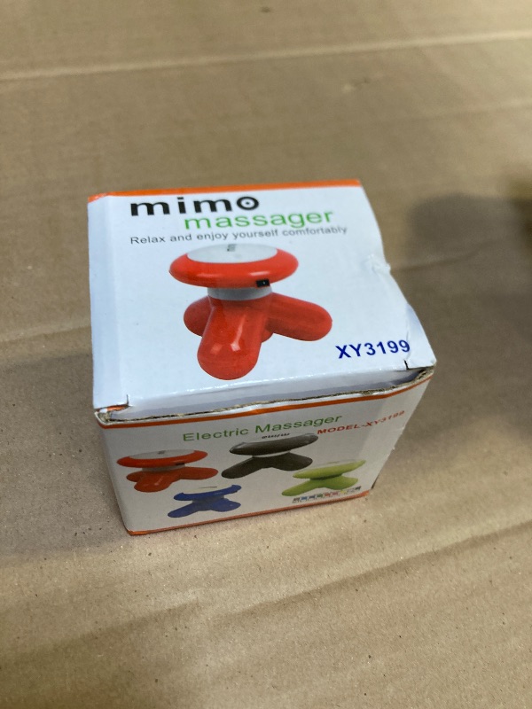 Photo 1 of COZLOW Mini Handheld Massager - Blue - Powerful Massage Vibrations for Muscle Relief & Relaxation - Portable Therapeutic Device w/ 2 Convenient Power Modes (Battery Operated & USB Powered)