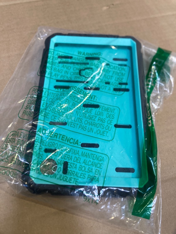 Photo 1 of LTROP Case for Samsung Galaxy Tab A9 8.7 Inch 2023 (SM-X110/X115/X117) with Kickstand, Shockproof Protective Cover Case for Galaxy Tab A9 2023 8.7”, Turquoise and Black