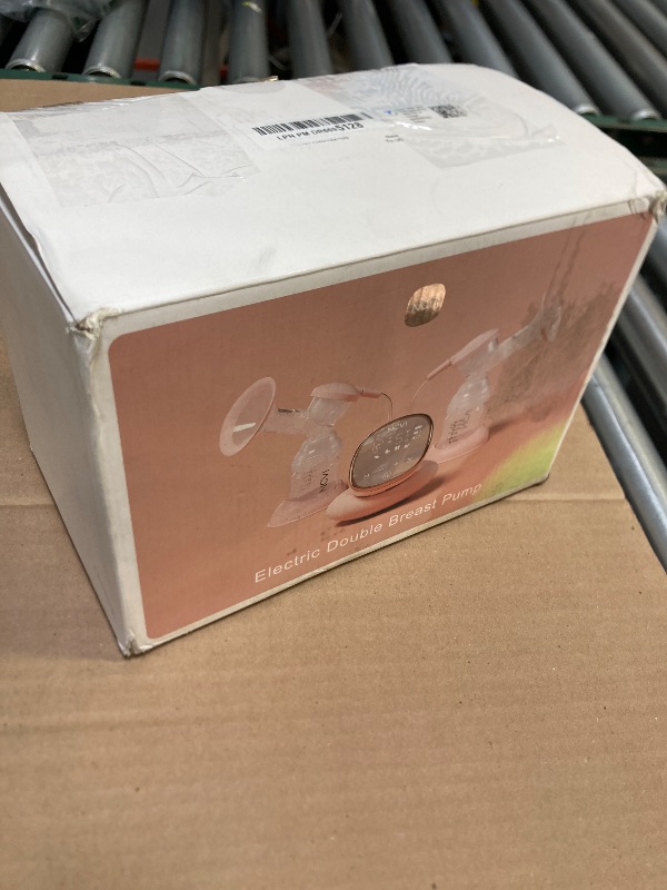 Photo 1 of NCVI Double Electric Breast Pump 8782, Portable Anti-Backflow, with 4 Size Flanges, 4 Modes & 9 Levels, LED Display, 10 Breastmilk Storage Bags, Ultra-Quiet and Pain Free Breast Pumps