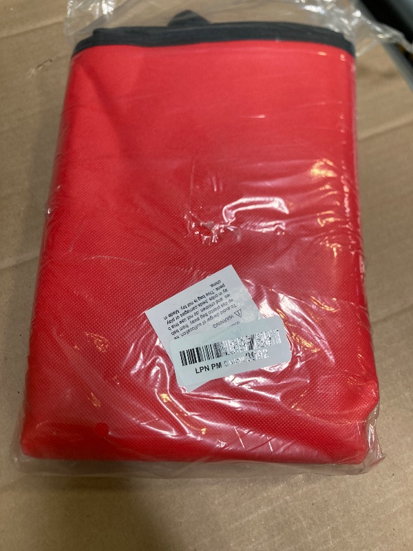 Photo 1 of Extra large XXXL Insulated Food Delivery Bag Cooler Bags Keep Food Warm Catering Therma Catering Bag for doordash 22x14x13 Cooler Bags Therma Shopper hot XXXL warming RED Pizza 22w x 14 l x 13d