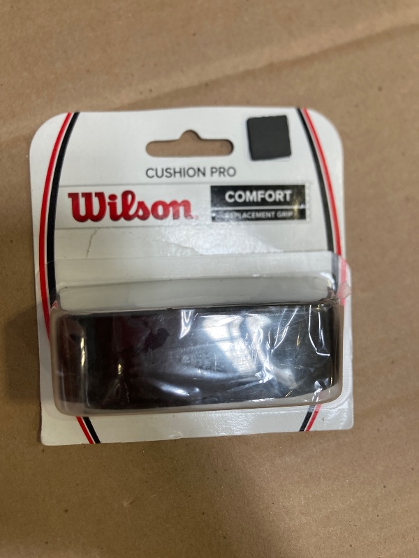 Photo 1 of WILSON Cushion Aire Classic Perforated Grip, Black