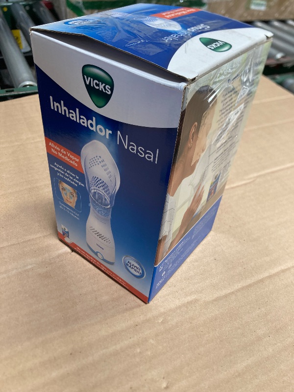 Photo 1 of Vicks Sinus Inhaler - Non-Medicated Steam Relief for Allergies, Congestion, Cough & Colds, Vocal Steamer, Soothes Nasal & Throat Passages, Works with VapoPads (1 Included), FSA & HSA Eligible