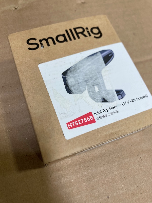 Photo 1 of SMALLRIG Mini Top Handle for Lightweight Vlogging Cameras with 1/4"-20 Screws - HTS2756
