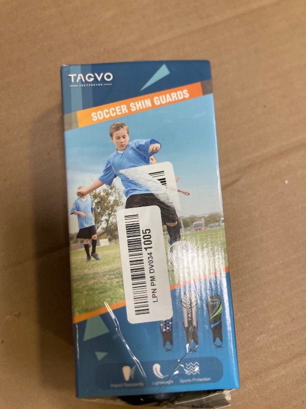 Photo 1 of TAGVO Soccer Shin Guards for Kids Youth - Protective Soccer Equipment for Boys Girls - Adults Men Women Soccer Shin Guards - Soccer Shin Pads for Kids 3-16 Years Old Girls Boys, High Impact Resistant