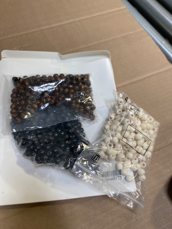 Photo 1 of PH PandaHall 744pcs Rosary Jewelry Making Kit First Communion Necklace Natural Wood Beads Making Set Cross Centerpiece Alloy Chandelier and Beading Wires for Easter Eid Mubarak Ramadan