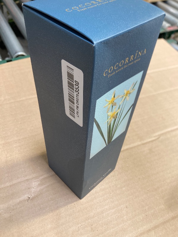 Photo 1 of Cocorrína Premium Reed Diffuser Set with Preserved Baby's Breath & Cotton Stick Cashmere Vanilla | 6.7oz Scent Fragrance Oil Diffuser for Bedroom Bathroom Home Décor