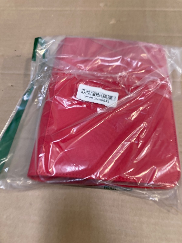 Photo 1 of 4 Pocket Card Binder for 320 Cards, Fabmaker Premium Zip Trading Card Binder, Portable PU Card Collection Binder, Collector Card Album, Card Folder for MTG, TCG, Sports Cards, Game Cards (Red)